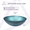 Anzzi Gardena Deco-Glass Vessel Sink in Coral Blue LS-AZ8221 - alternate 1